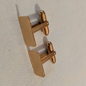 Vintage Gold Men's Cufflinks